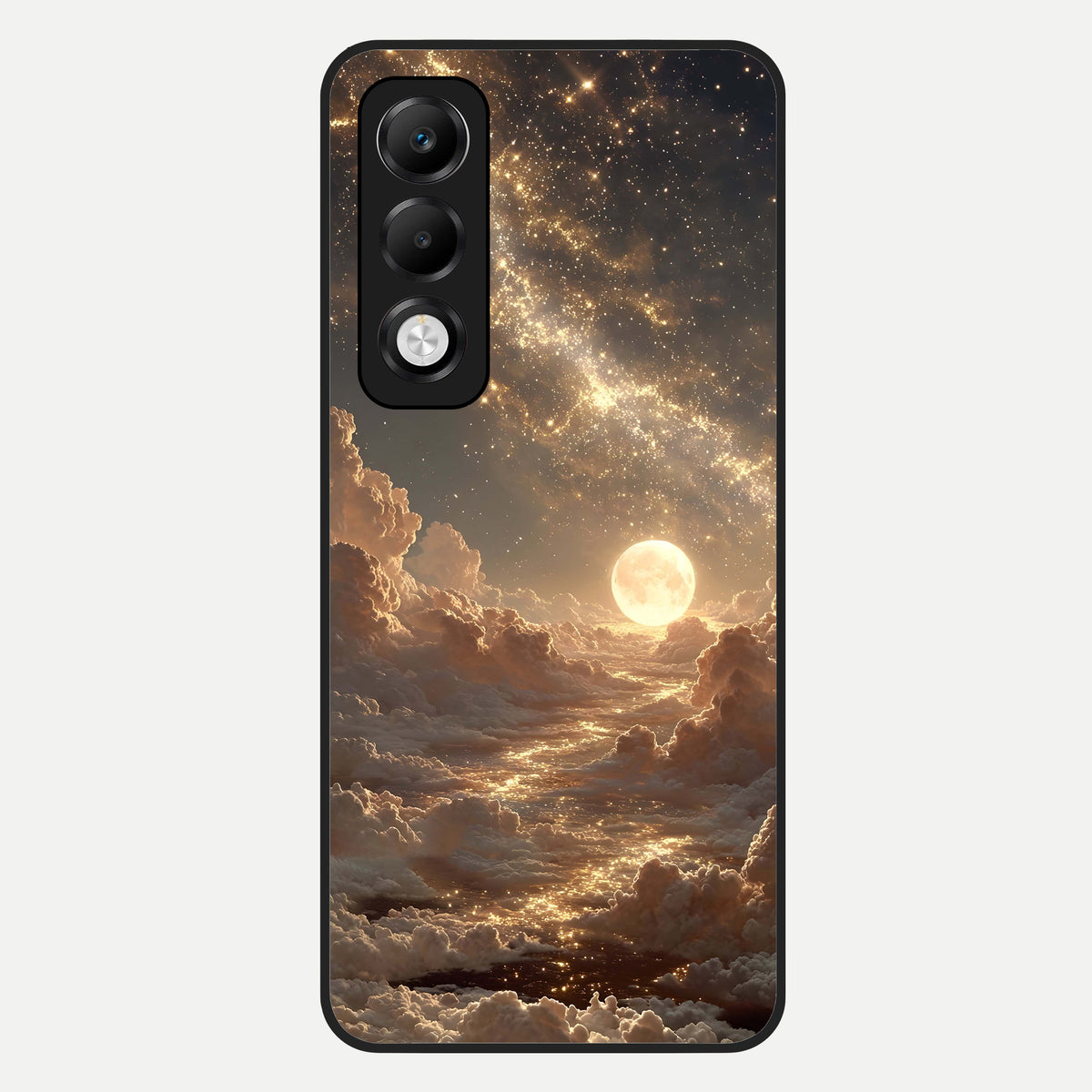  Golden Sky Dream Glass Case For Oppo K13x 5G back cover – full design glossy printed glass finish
