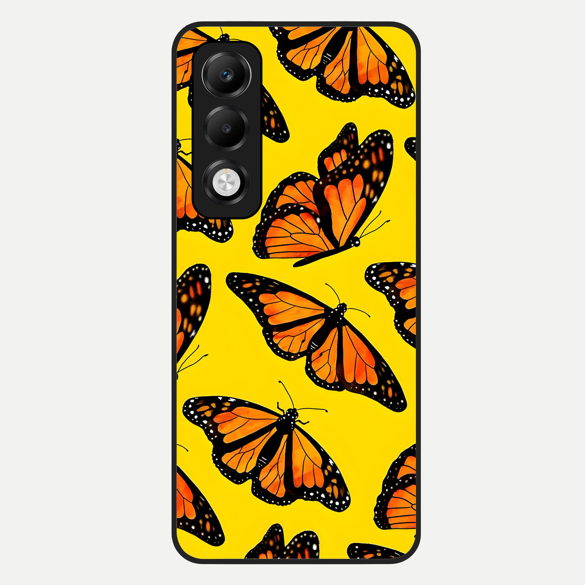  Golden Wing Flight Glass Case For Oppo K13x 5G back cover – full design glossy printed glass finish