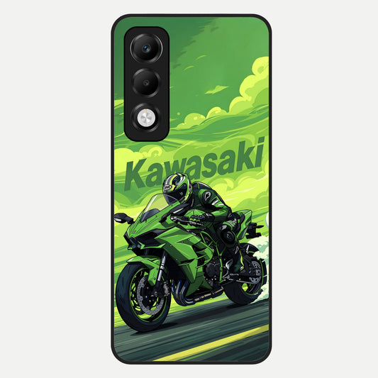 Greenery Sky Glass Case For Oppo K13x 5G back cover – full design glossy printed glass finish