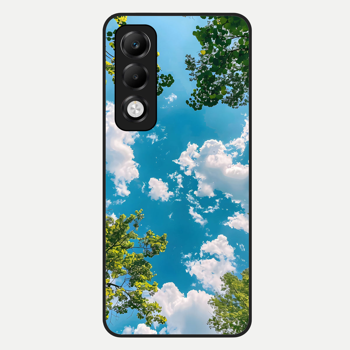  Green Moon Energy Glass Case For Oppo K13x 5G back cover – full design glossy printed glass finish