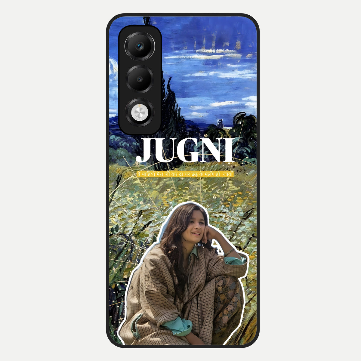  Jugni Soul Vibes Glass Case For Oppo K13x 5G back cover – full design glossy printed glass finish