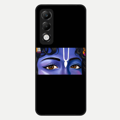  Krishna Eye Glass Case For Oppo K13x 5G back cover – full design glossy printed glass finish