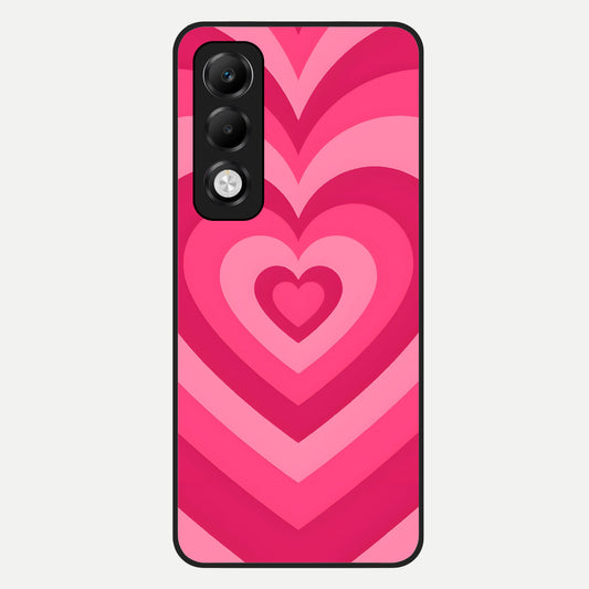  Layered Love Hearts Glass Case For Oppo K13x 5G back cover – full design glossy printed glass finish