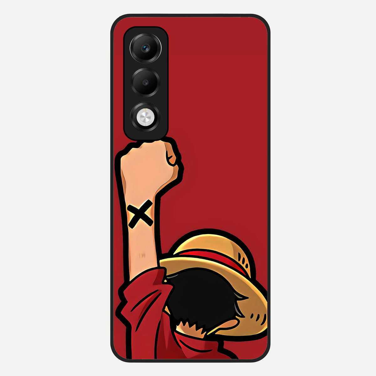 Luffy X Spirit Glass Case For Oppo K13x 5G back cover – full design glossy printed glass finish