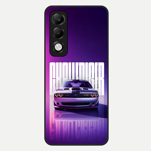  Midnight Muscle Ride Glass Case For Oppo K13x 5G back cover – full design glossy printed glass finish