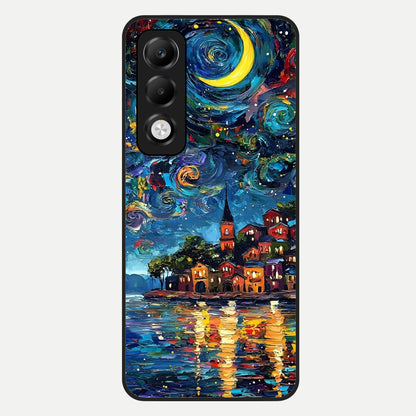  Moonlight Harbor Glow Glass Case For Oppo K13x 5G back cover – full design glossy printed glass finish
