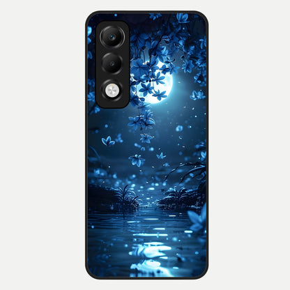  Moonlight Petal Dream Glass Case For Oppo K13x 5G back cover – full design glossy printed glass finish