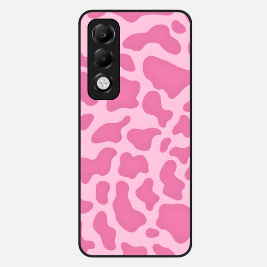  Pinkish Scenery Glass Case For Oppo K13x 5G back cover – full design glossy printed glass finish