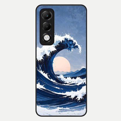  Rising Tide Power Glass Case For Oppo K13x 5G back cover – full design glossy printed glass finish