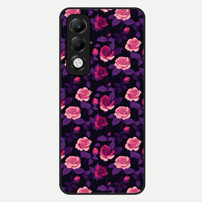  Rose Garden Twilight Glass Case For Oppo K13x 5G back cover – full design glossy printed glass finish