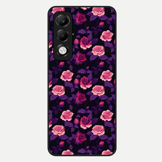  Rose Garden Twilight Glass Case For Oppo K13x 5G back cover – full design glossy printed glass finish