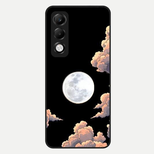  Shade Cloud Moon Glass Case For Oppo K13x 5G back cover – full design glossy printed glass finish
