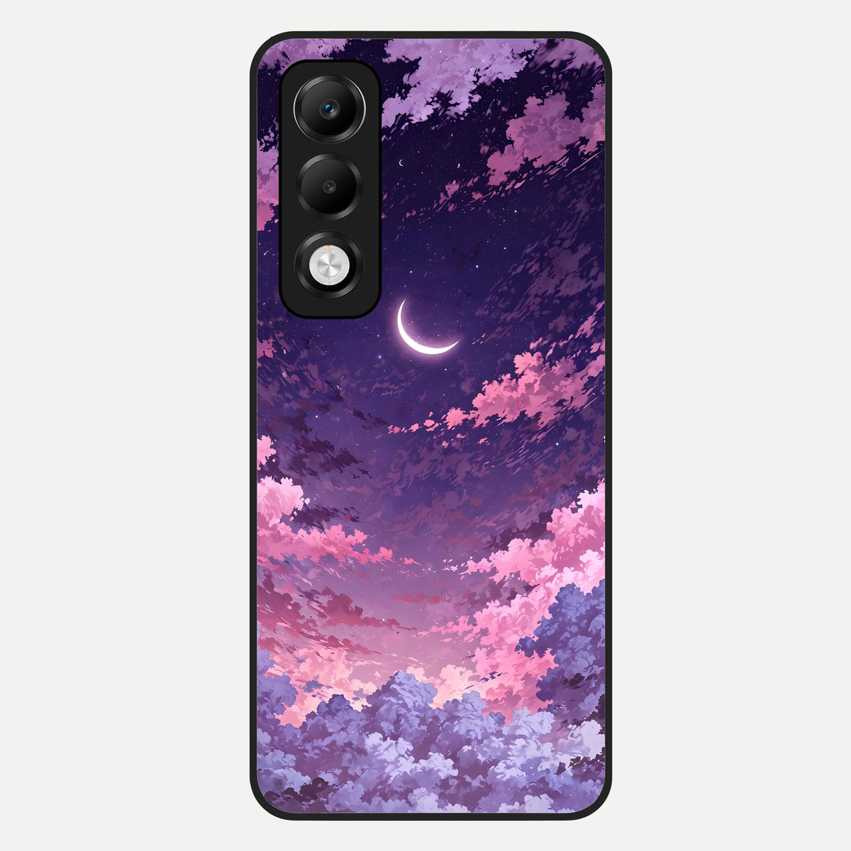  Sky Drift Clouds Glass Case For Oppo K13x 5G back cover – full design glossy printed glass finish