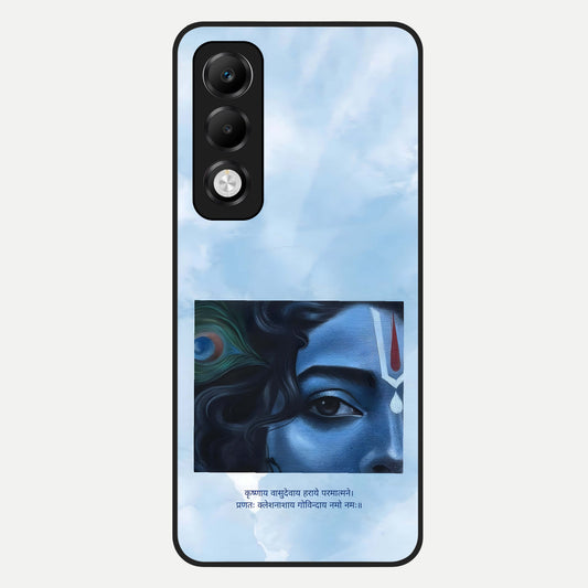  Spiritual Krishna Glass Case For Oppo K13x 5G back cover – full design glossy printed glass finish