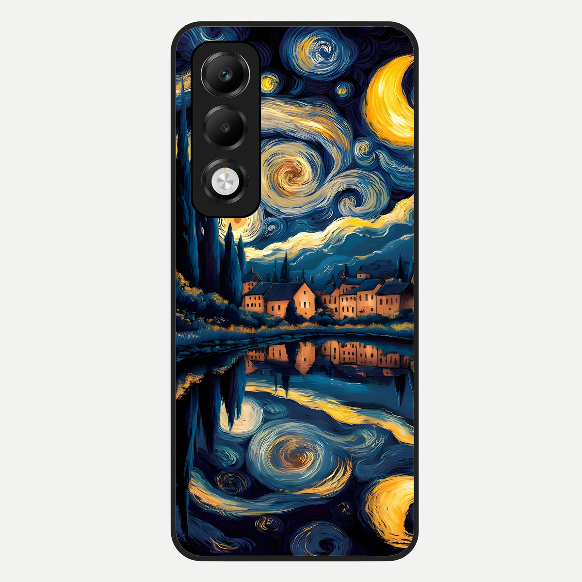  Starry Sky Serenity Glass Case For Oppo K13x 5G back cover – full design glossy printed glass finish