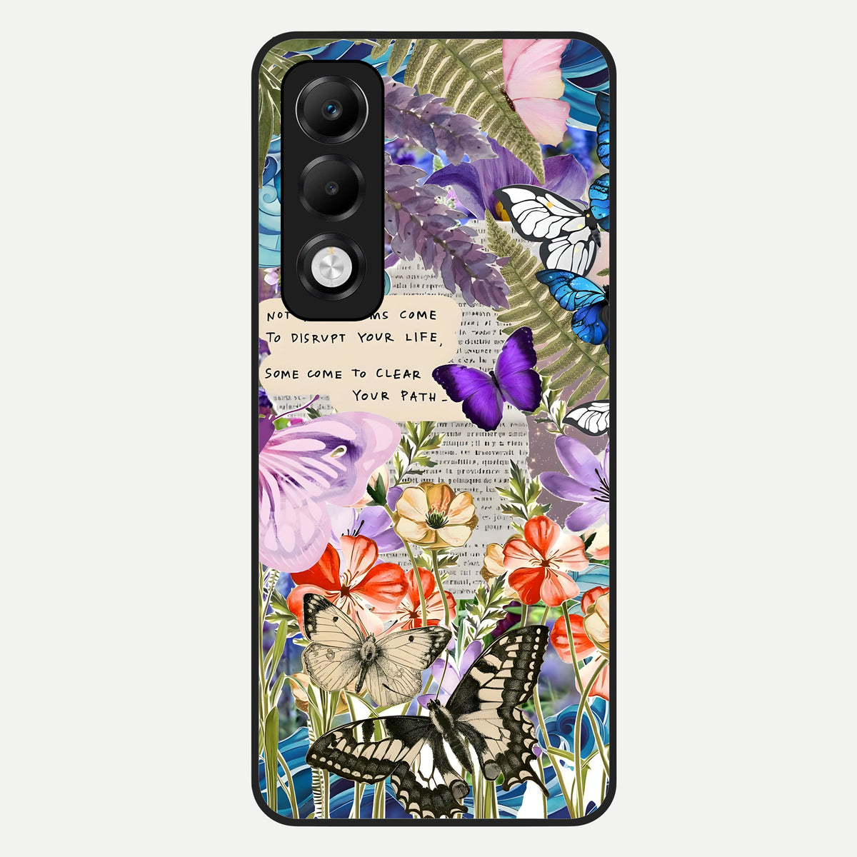  Storm Path Bloom Glass Case For Oppo K13x 5G back cover – full design glossy printed glass finish