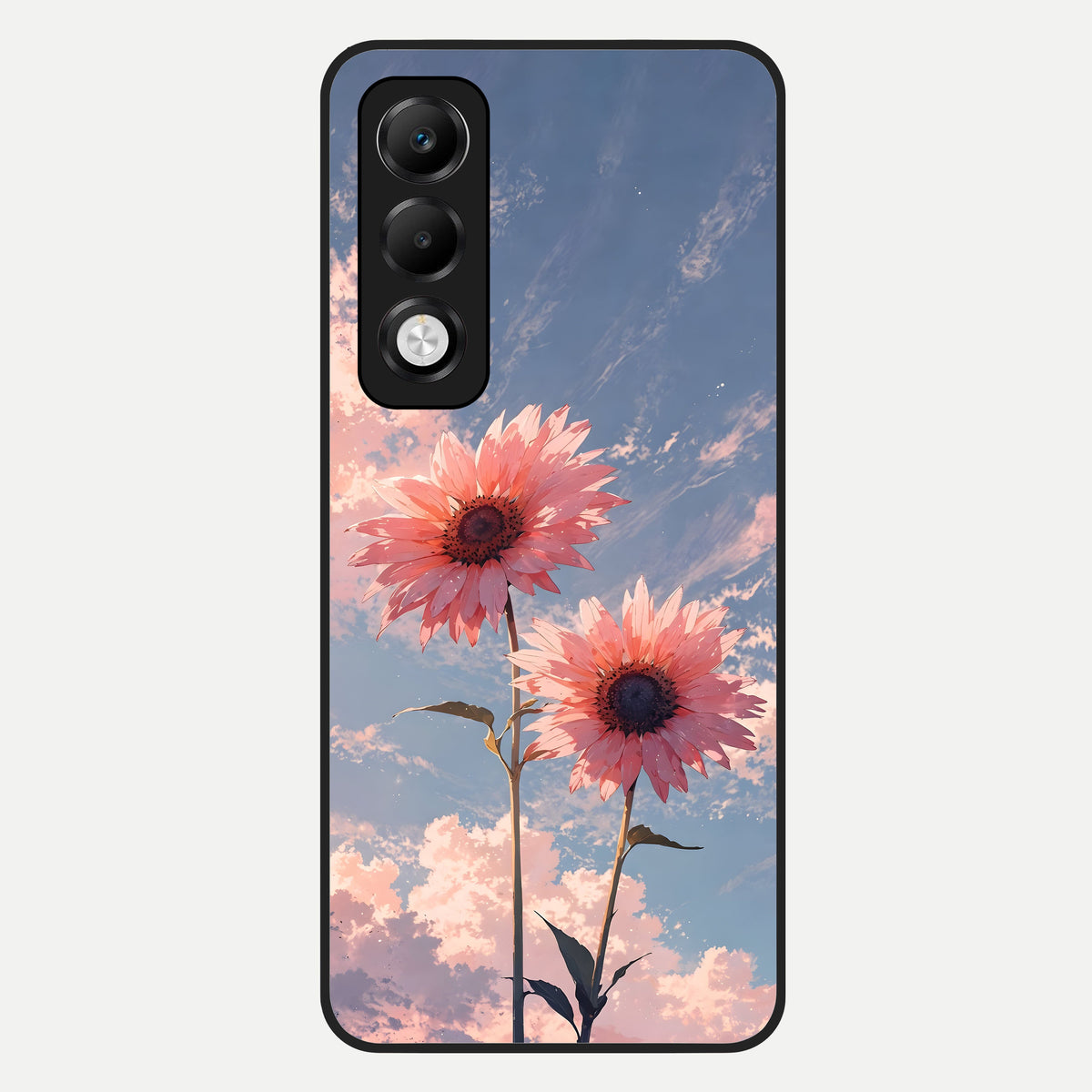  Sun Moon Balance Glass Case For Oppo K13x 5G back cover – full design glossy printed glass finish