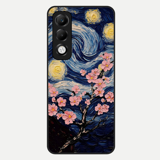  Van Gogh Scenery Glass Case For Oppo K13x 5G back cover – full design glossy printed glass finish