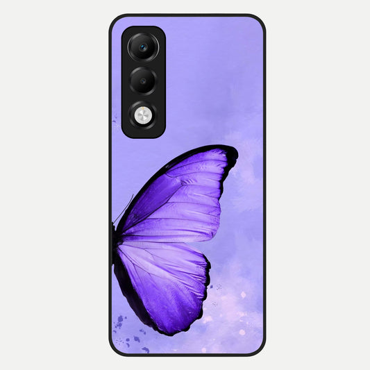  Violet Dream Wing Glass Case For Oppo K13x 5G back cover – full design glossy printed glass finish