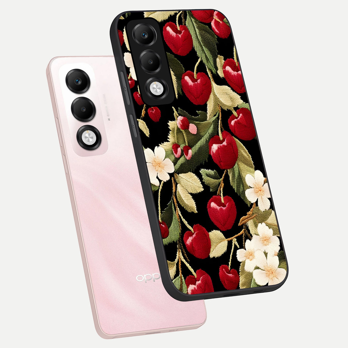  Blooming Spendor Bird phone case For Oppo K13x 5G showing premium glass back cover with detailed artwork