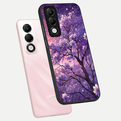  Blossom Tree phone case For Oppo K13x 5G showing premium glass back cover with detailed artwork