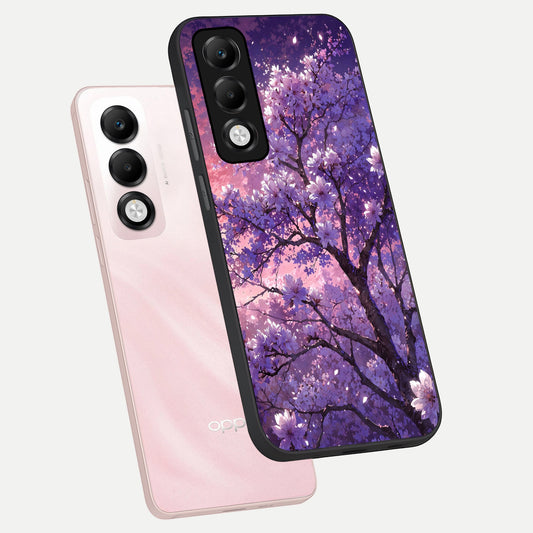  Blossom Tree phone case For Oppo K13x 5G showing premium glass back cover with detailed artwork