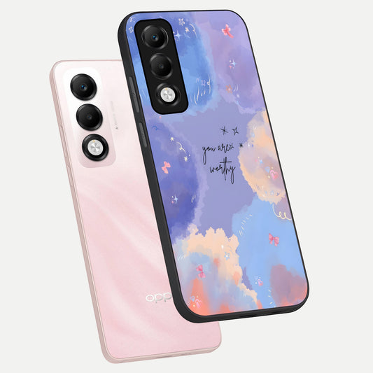  Celestial Cloud Magic phone case For Oppo K13x 5G showing premium glass back cover with detailed artwork