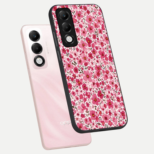  Cherry Blossom Charm phone case For Oppo K13x 5G showing premium glass back cover with detailed artwork