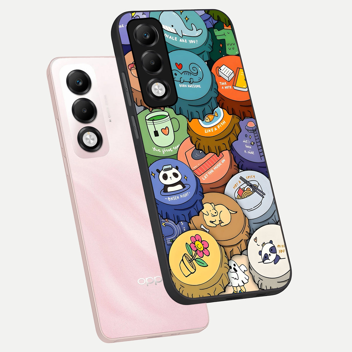  Coins Patterns phone case For Oppo K13x 5G showing premium glass back cover with detailed artwork