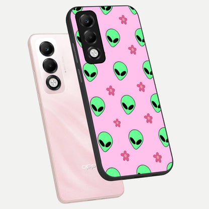  Cosmic Cute Crush phone case For Oppo K13x 5G showing premium glass back cover with detailed artwork