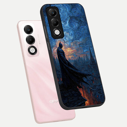  Dark Knight Dusk phone case For Oppo K13x 5G showing premium glass back cover with detailed artwork