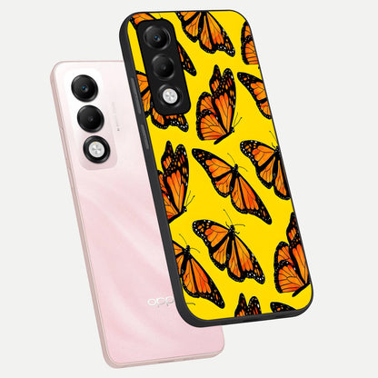  Golden Wing Flight phone case For Oppo K13x 5G showing premium glass back cover with detailed artwork