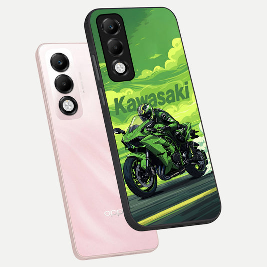  Greenery Sky phone case For Oppo K13x 5G showing premium glass back cover with detailed artwork