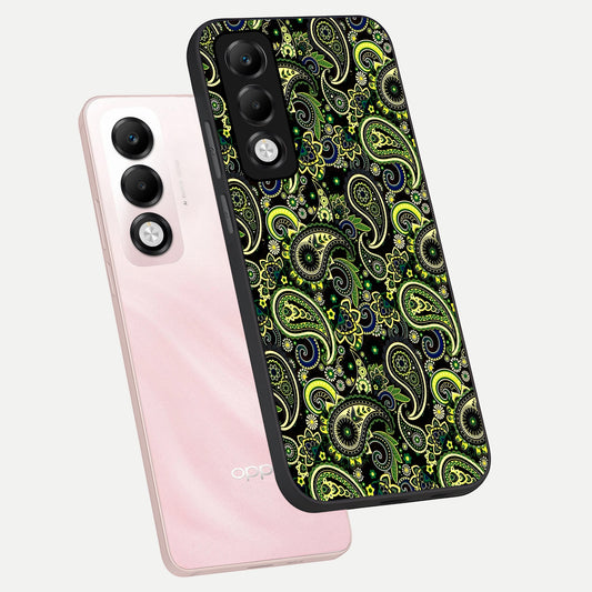  Green Lemon phone case For Oppo K13x 5G showing premium glass back cover with detailed artwork