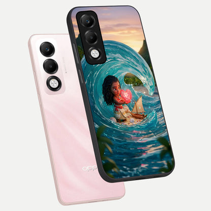  Heart of Ocean phone case For Oppo K13x 5G showing premium glass back cover with detailed artwork