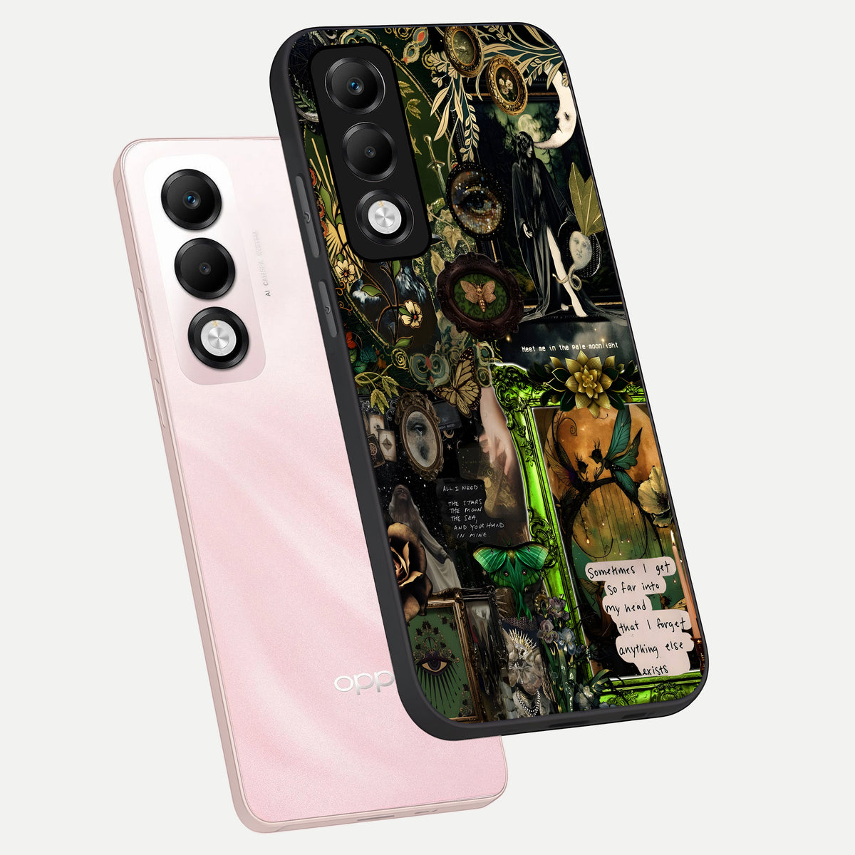  Mystic Woods Secret phone case For Oppo K13x 5G showing premium glass back cover with detailed artwork