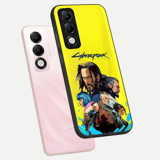  Neon Rebel Genesis phone case For Oppo K13x 5G showing premium glass back cover with detailed artwork