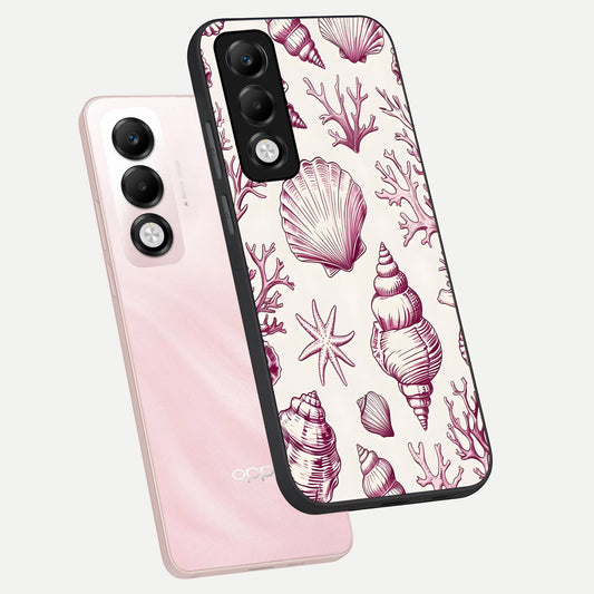  Pink Power Sparks phone case For Oppo K13x 5G showing premium glass back cover with detailed artwork