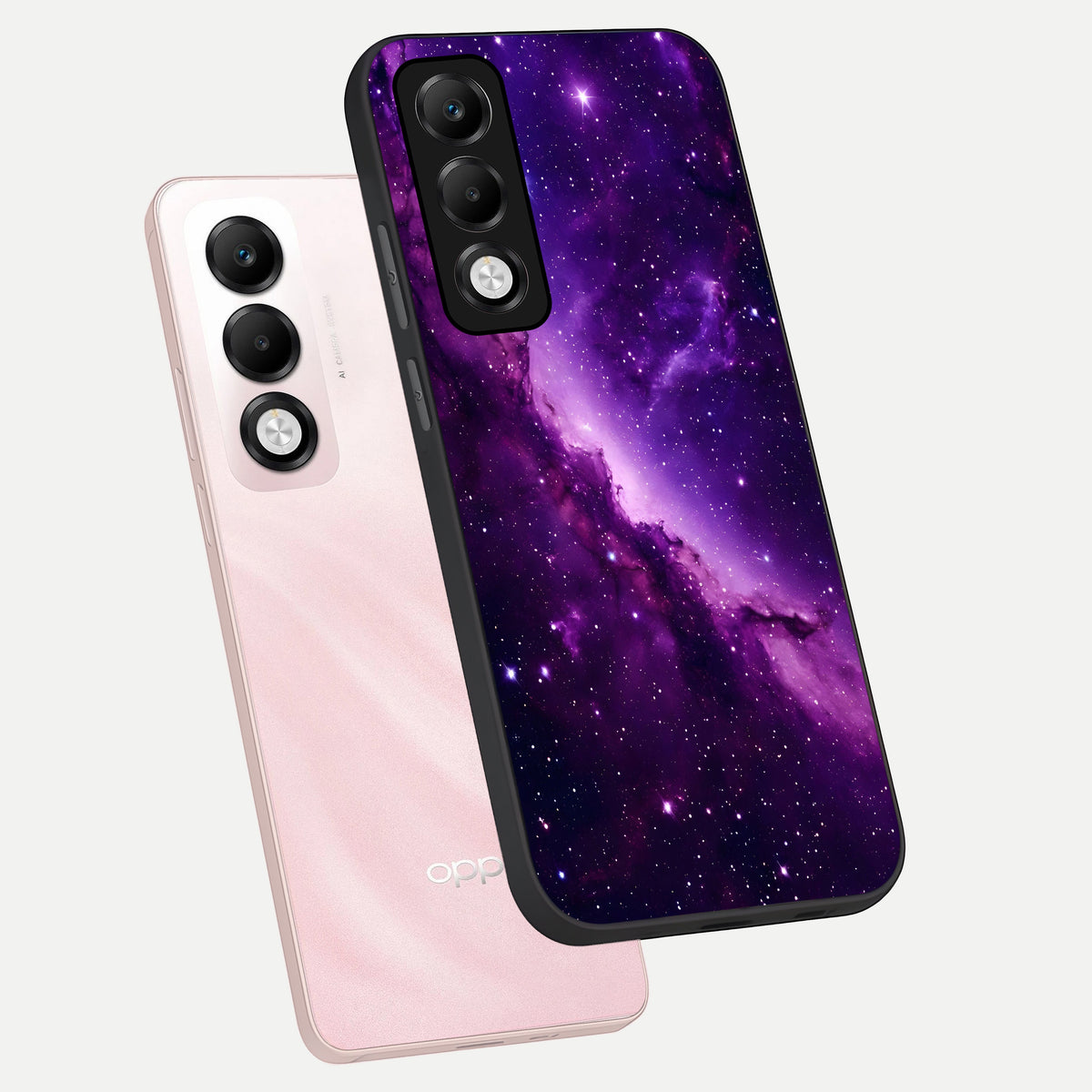  Purple Shade Sky phone case For Oppo K13x 5G showing premium glass back cover with detailed artwork