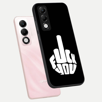  Rebel Mode On phone case For Oppo K13x 5G showing premium glass back cover with detailed artwork