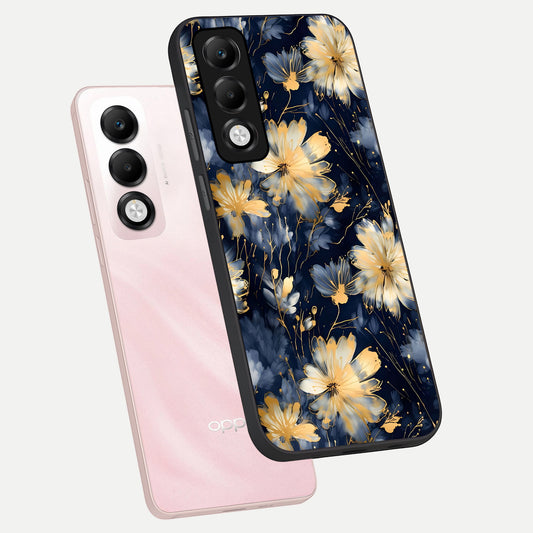  Royal Petal Dream phone case For Oppo K13x 5G showing premium glass back cover with detailed artwork