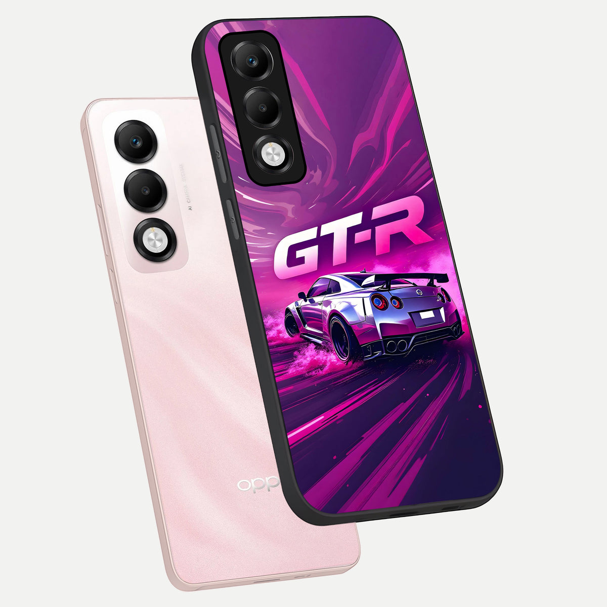  Speed Drift Legend phone case For Oppo K13x 5G showing premium glass back cover with detailed artwork