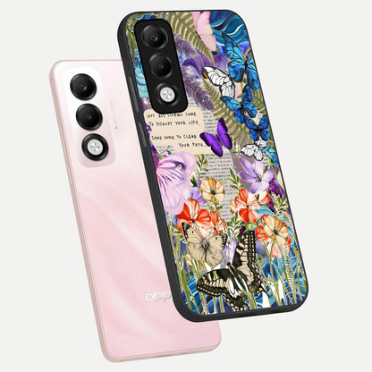  Storm Path Bloom phone case For Oppo K13x 5G showing premium glass back cover with detailed artwork