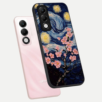  Van Gogh Scenery phone case For Oppo K13x 5G showing premium glass back cover with detailed artwork