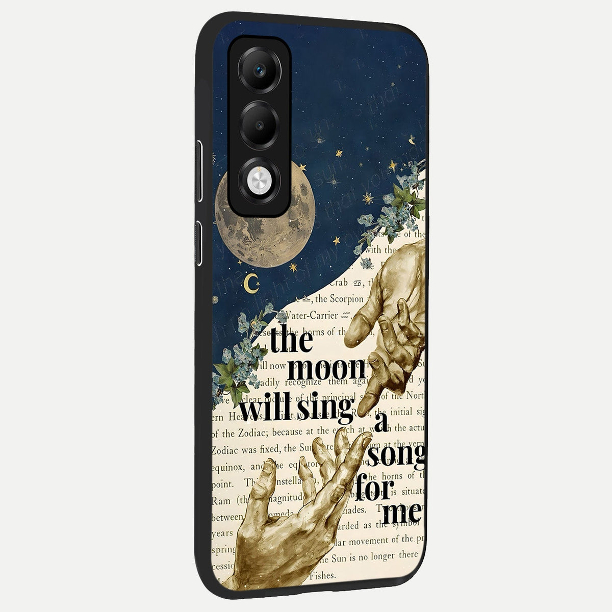 Aesthetic Divine back cover For Oppo K13x 5G slim fit glass case with vibrant aesthetic design
