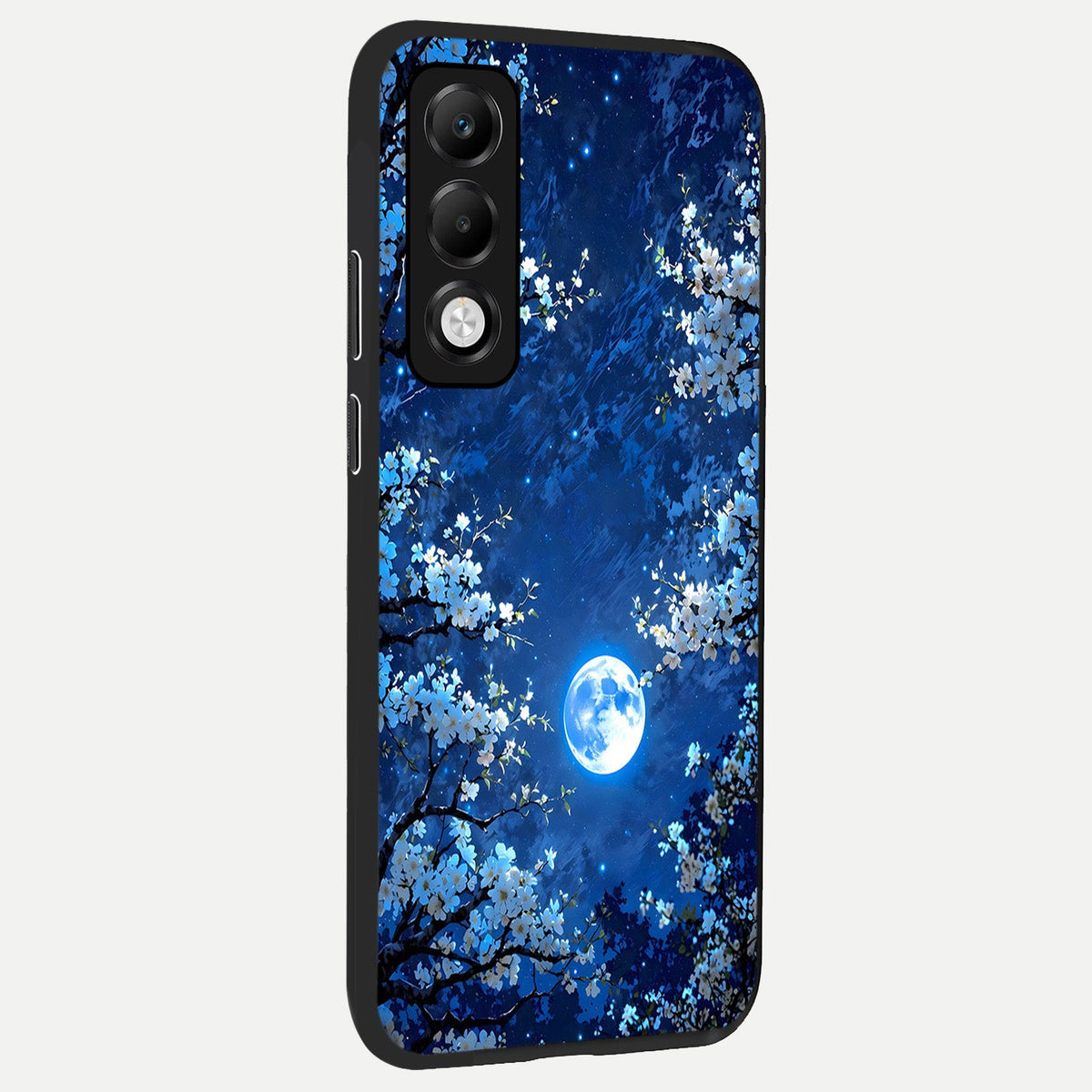  Blossom Moonlight Sky back cover For Oppo K13x 5G slim fit glass case with vibrant aesthetic design
