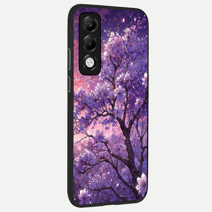  Blossom Tree back cover For Oppo K13x 5G slim fit glass case with vibrant aesthetic design
