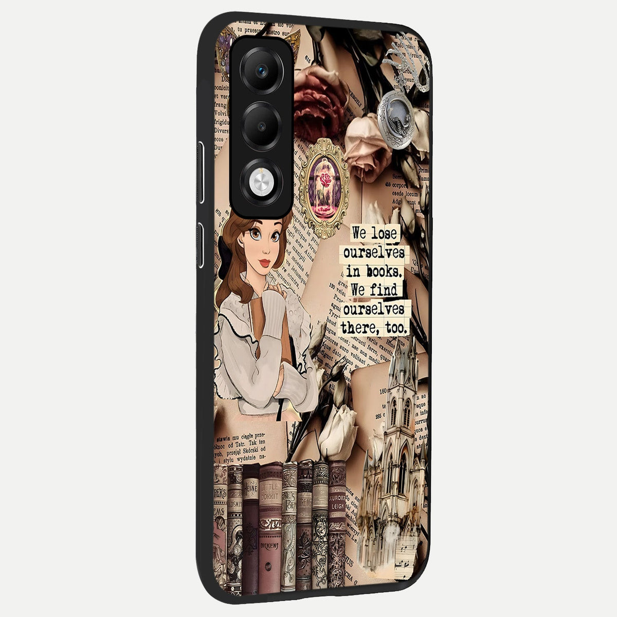  Bookish Dream World back cover For Oppo K13x 5G slim fit glass case with vibrant aesthetic design