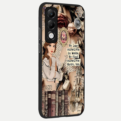  Bookish Dream World back cover For Oppo K13x 5G slim fit glass case with vibrant aesthetic design