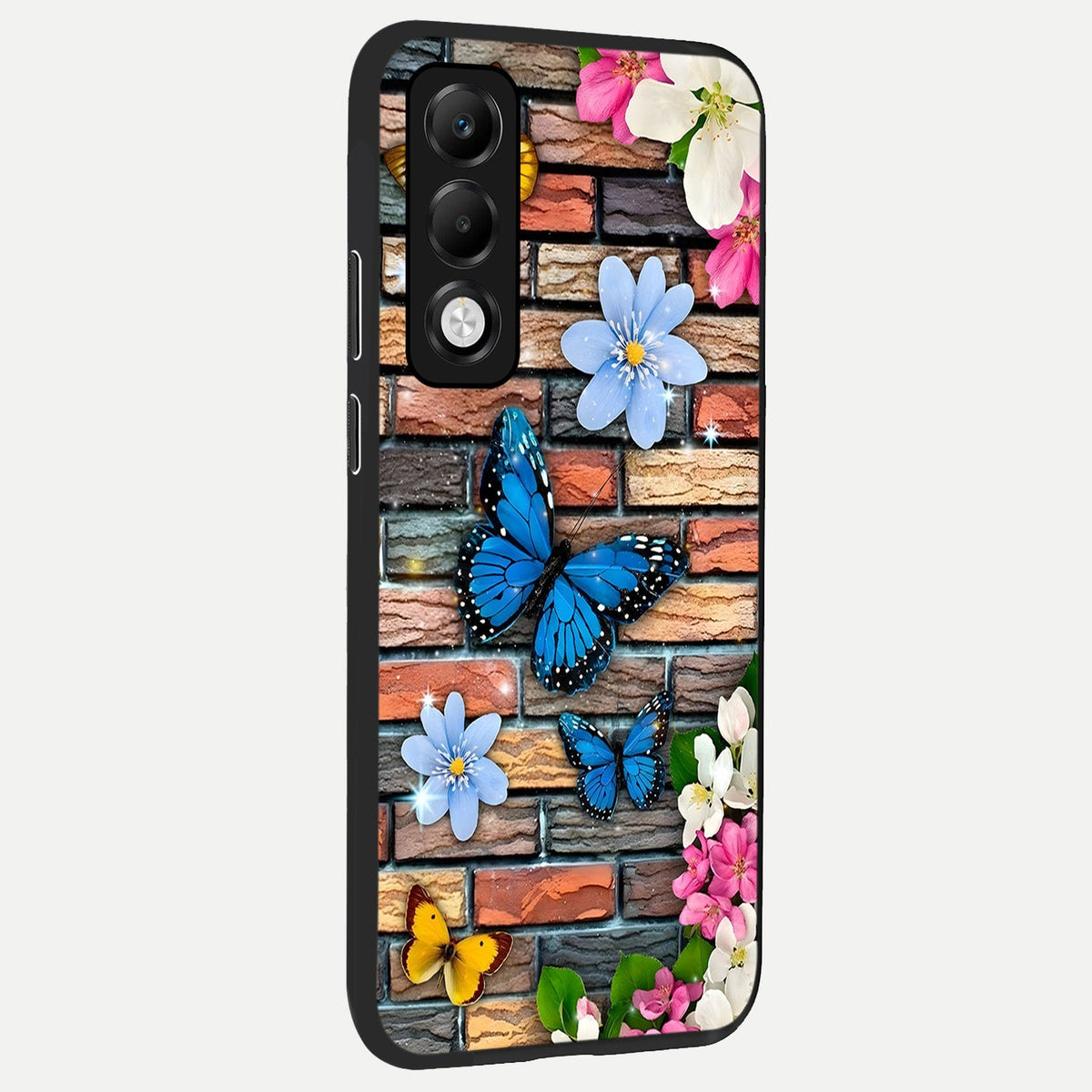  Brick Bloom Flight back cover For Oppo K13x 5G slim fit glass case with vibrant aesthetic design